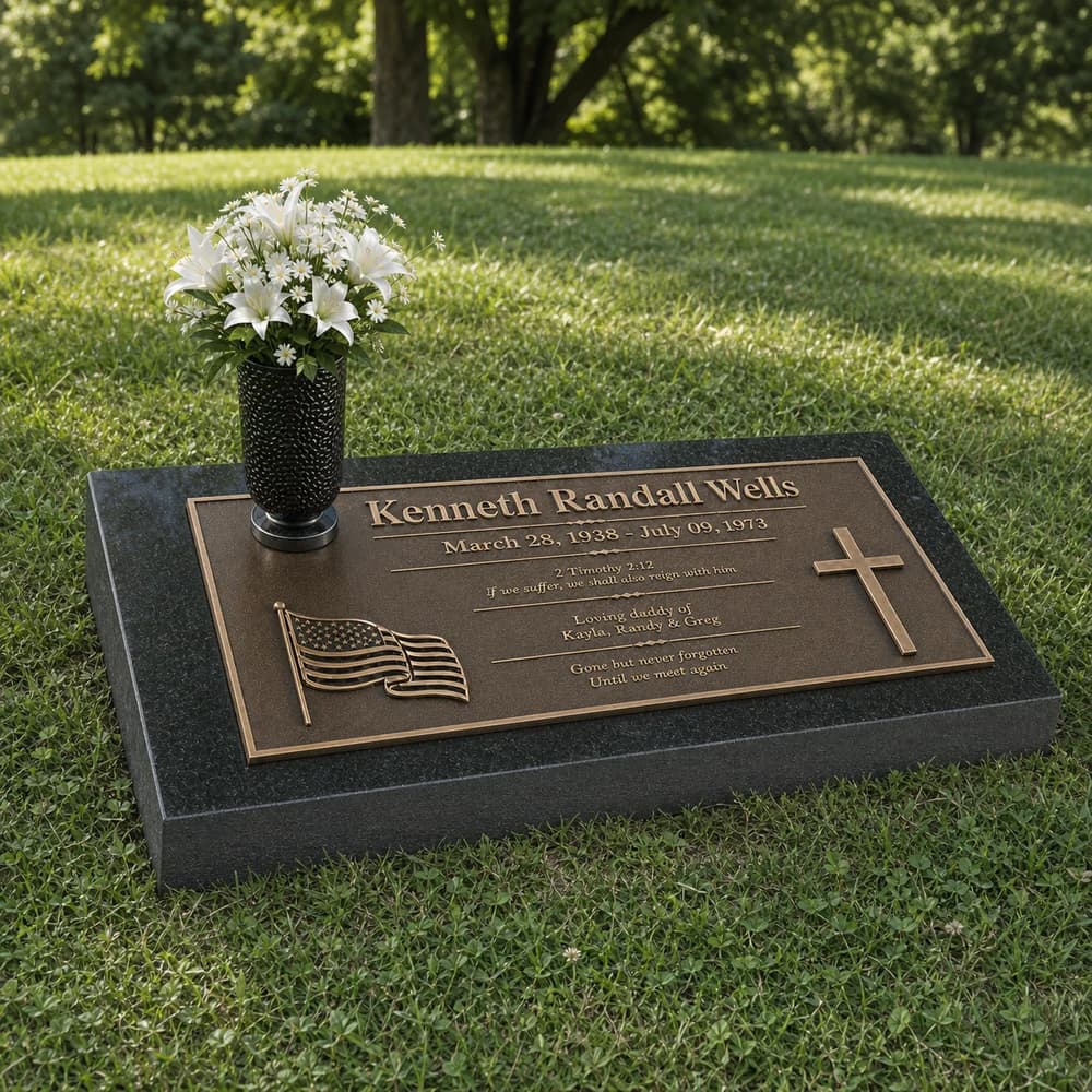 Bronze on Granite
