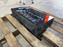 Dog Headstone Black Granite Bevel Memorial Grave Marker